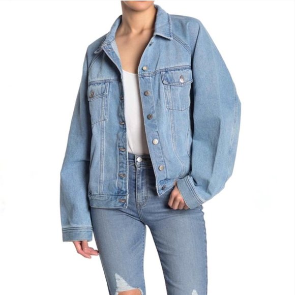 Madewell Jackets & Blazers - Madewell Raglan Oversized Jean Jacket XXS